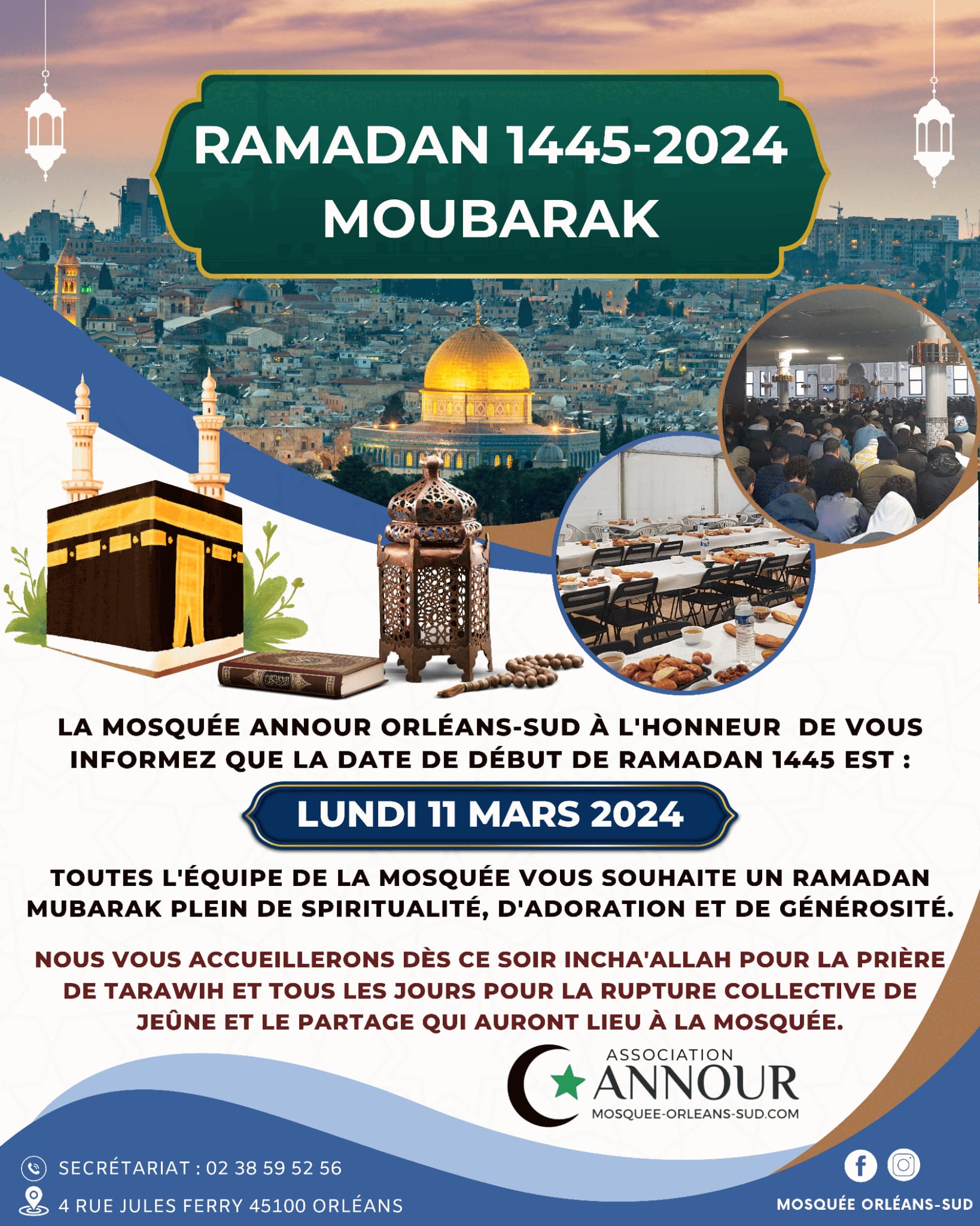 Ramadan 1447/ 2026 - mercredi 18 février 2026