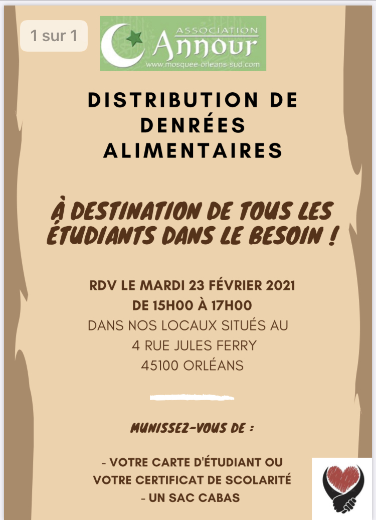 DISTRIBUTION EN FAVEUR DES ÉTUDIANTS