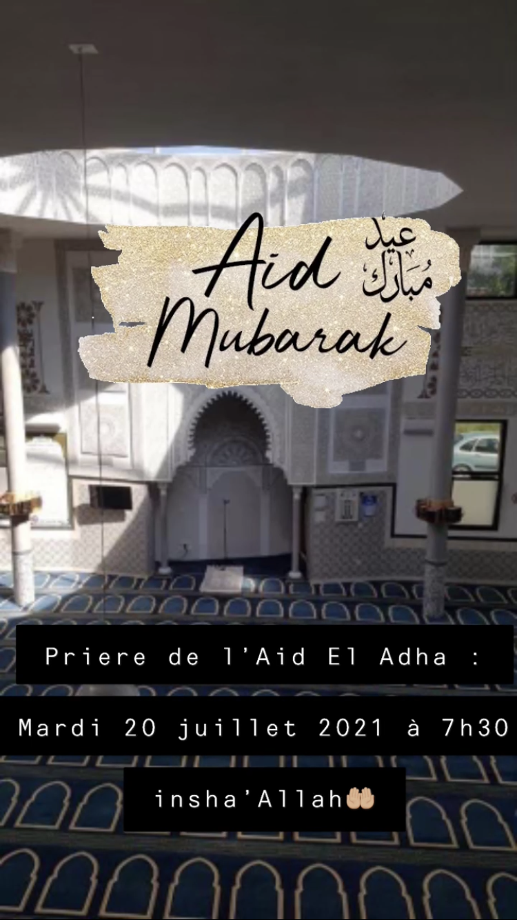 Prière de l’Aid El Adha à la mosquée ANNOUR
