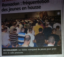 La republique  : Ramadan - fréquentation des jeunes en hausse