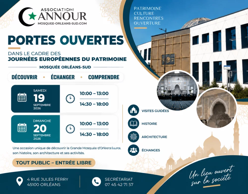 Journée portes ouvertes à la grande mosquée d’Orléans